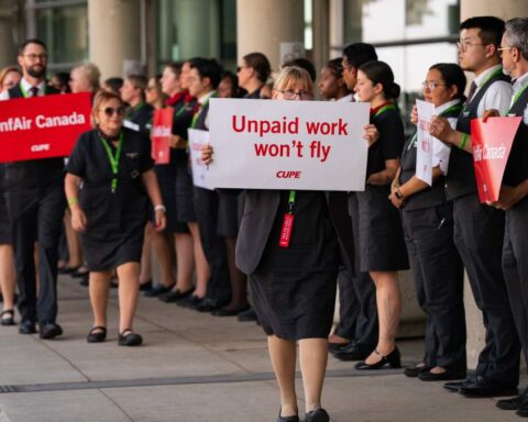 Air Canada suspends profit forecast as striking union defies back-to-work order