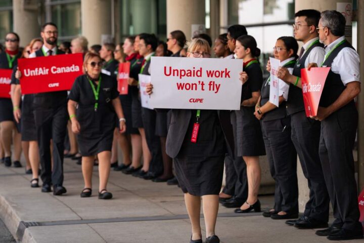 Air Canada suspends profit forecast as striking union defies back-to-work order