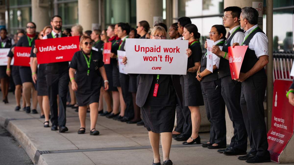 Air Canada suspends profit forecast as striking union defies back-to-work order